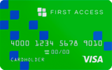 The Bank of Missouri: {First Access Visa® Solid Black Credit Card}