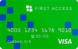 The Bank of Missouri: First Access Visa® Solid Black Credit Card